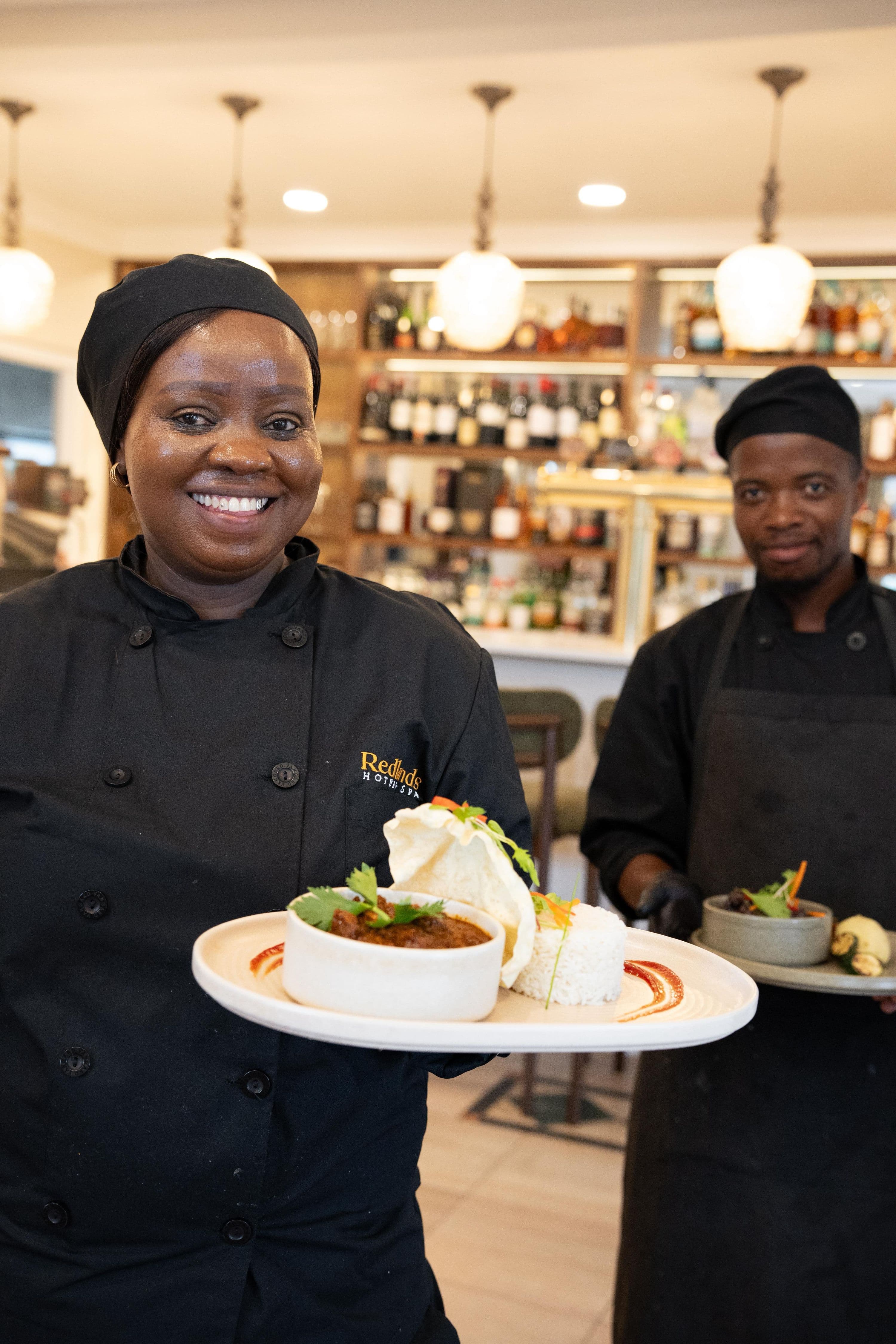 Our Head Chef Presenting Signature Creation